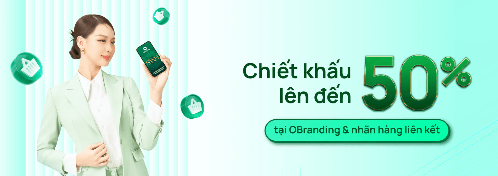 Ưu đãi đặc biệt 50% tại OBranding
